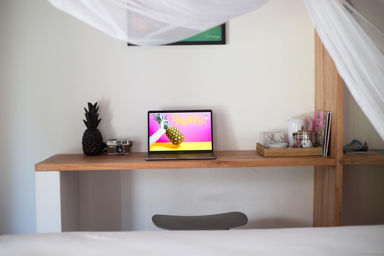 Nanas Homestay Bungalow Gili Air Esterno foto
