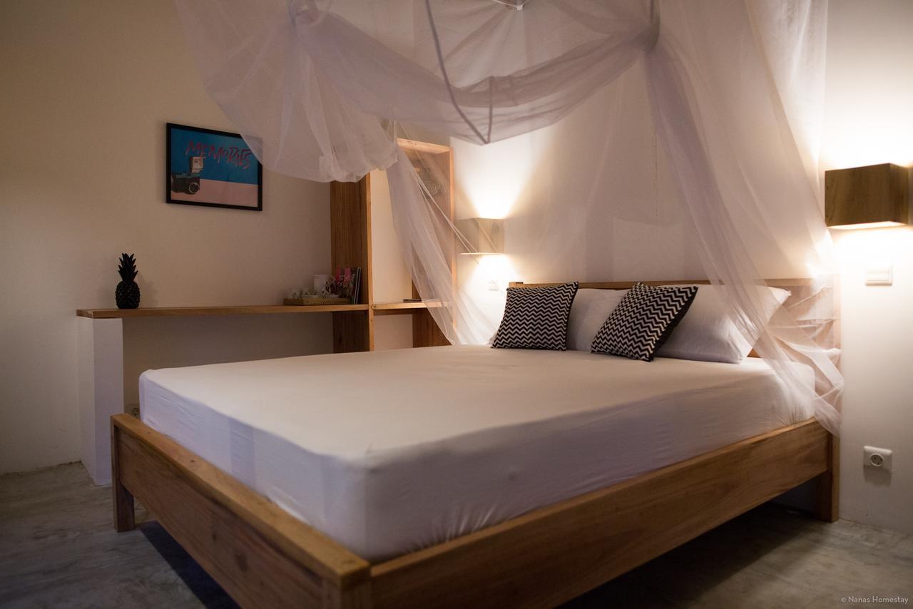 Nanas Homestay Bungalow Gili Air Esterno foto