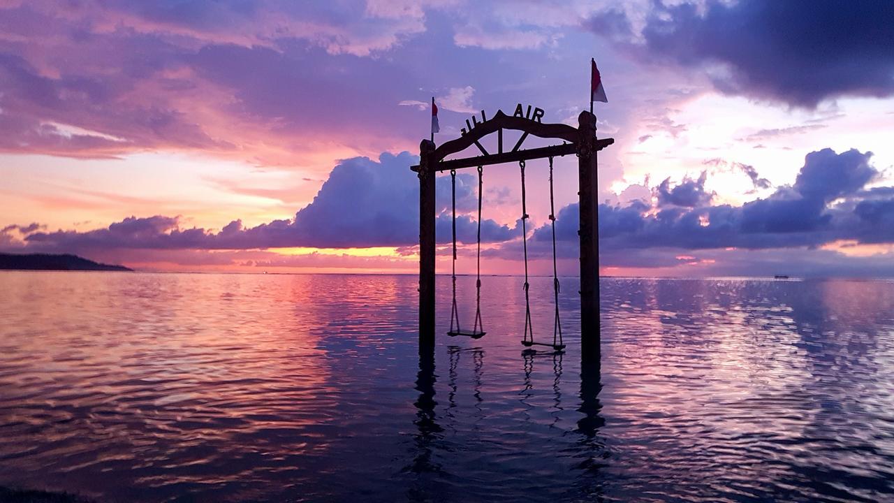 Nanas Homestay Bungalow Gili Air Esterno foto